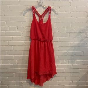 Women’s XS Charlotte Russe hi-lo red dress